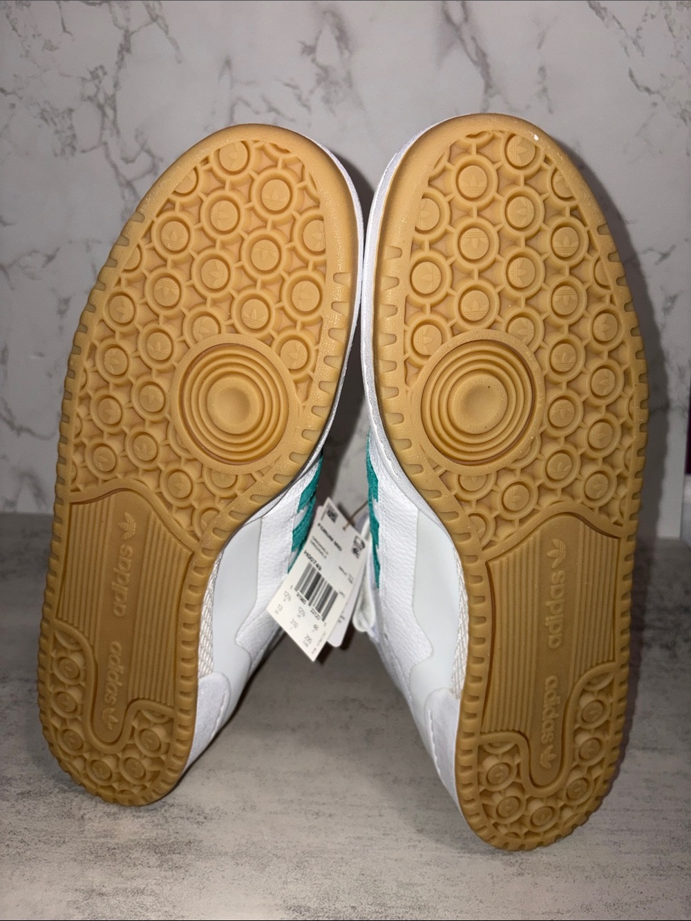 NWT MEN’S Adidas Forum Mid White Teal - Picture 8 of 8